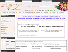 Tablet Screenshot of martinporcelaine.fr